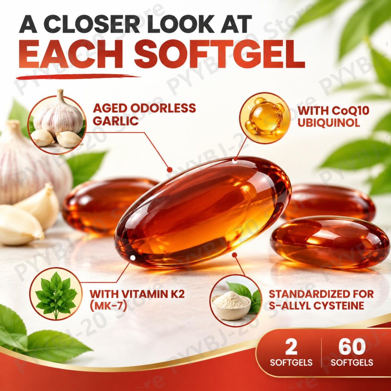 Geräucherter, geruchloser Knob – Coq10 Ubiquinol Softgel Bewertung und Preis
