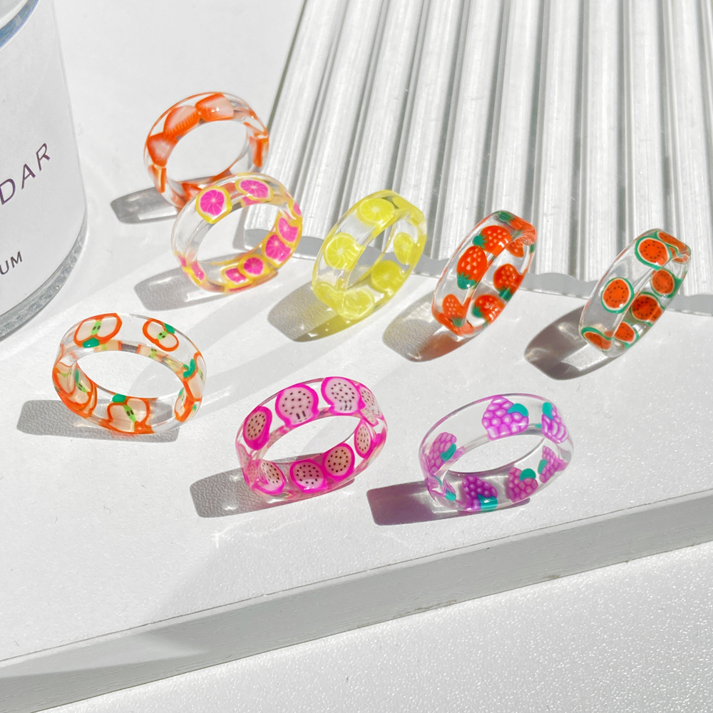 Obst Harz Ring Schmuck Anneaux – Nutrition And Fitness Bewertung und Preis